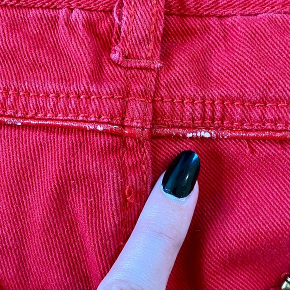 RARE SOHO BABE || RED HEART POCKET SLIM JEANS - Picture 6 of 9